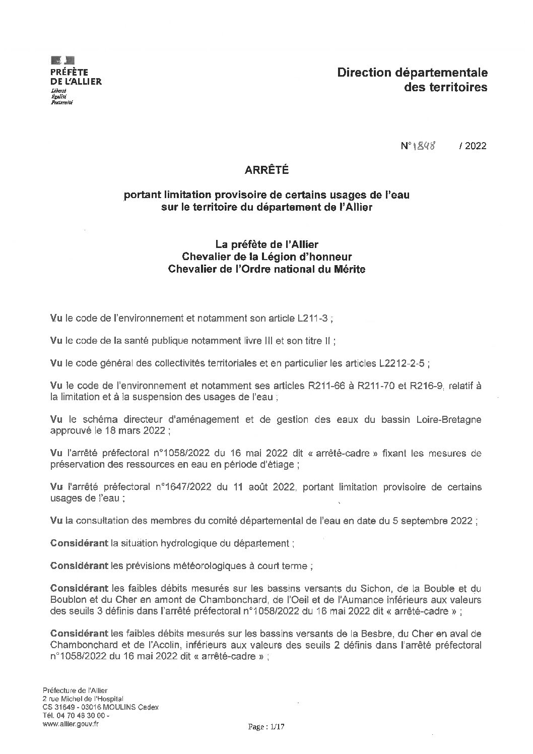 Restriction des usages de l’eau: alerte renforcée